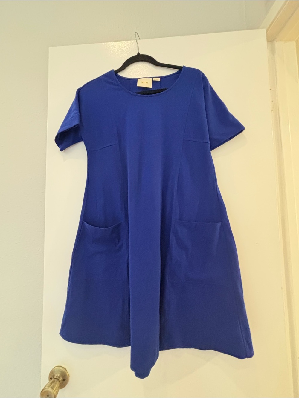 Maeve by Anthropologie Stacey T-Shirt relaxed Short Sleeve Pocket Swing Dress